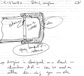 Illustration for article titled DeLorean's Next Radical Idea Was This Never-Before-Seen Engine